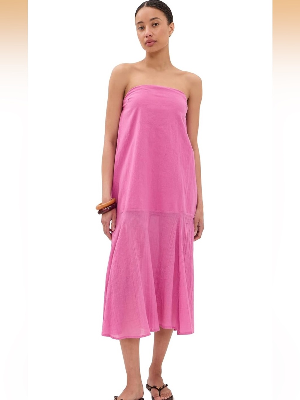 NWT Free People Sabeen Tube Midi Dress